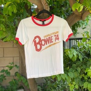 David Bowie t-shirt Forever 21.